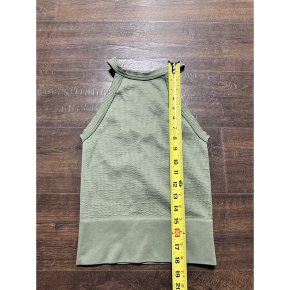Free People Women's Tank Intimately Olive Green Ribbed Seamless‎ Cami Size XS/S - Picture 5 of 5
